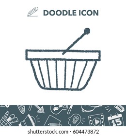 doodle shopping basket