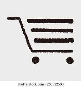 Doodle Shopping cart