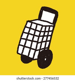 Doodle Shopping cart
