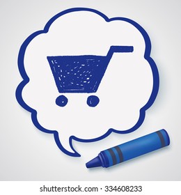 Doodle Shopping cart