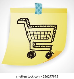 doodle shopping cart