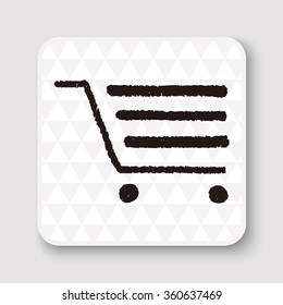Doodle Shopping cart