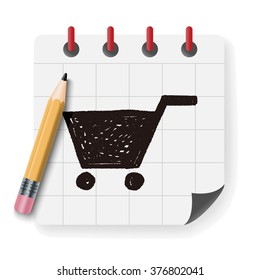 Doodle Shopping cart