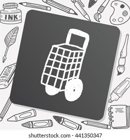 Doodle Shopping cart