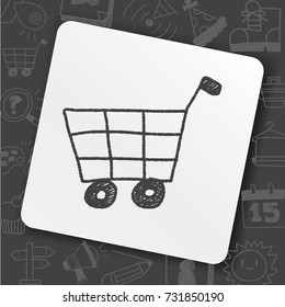 doodle shopping cart