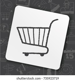 doodle Shopping cart