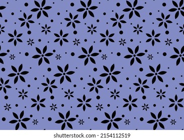 Doodle simple flower sketch seamless pattern for nursery.