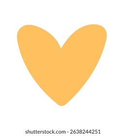 Doodle Simple Heart Shape Icon. Wedding Party Simple Decoration. Romantic Lovely Symbol Silhouette Isolated on background. Birthday Party Decoration. Bridal Greeting Card Invitation 