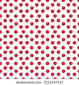 Doodle simple modern red christmas ball background