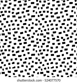Doodle sketch abstract seamless pattern isolated on the white background.