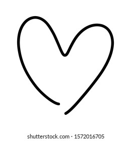 Doodle sketch for print design with heart. Abstract geometric shape. Cute fabric for modern graphic design. Vector illustration