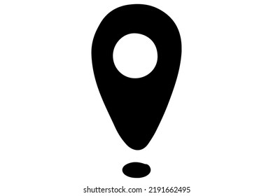 Doodle sketch style of Hand drawn Coordinates Location Point Gps vector illustration for concept design.