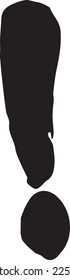 Doodle sketch style of hand drawn exclamation point vector illustration