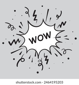 Doodle sketch style of Starburst, sunburst, Element Fireworks Black Rays. Comic explosion effect. Radiating, radial lines. cartoon hand drawn illustration for concept design.