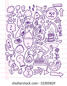 Doodle-Sketch-Vektorgrafik
