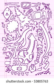 Doodle Sketch Vector Illustration