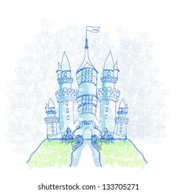 Cute Castle Doodle Images Stock Photos Vectors Shutterstock