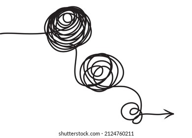 doodle sketchy pen and scrible isolated on white background .vector illustration