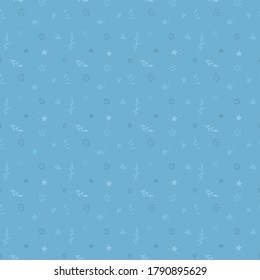 Doodle small seamless patterns. Flat Vector backgrounds with natural elements, hearts, splash