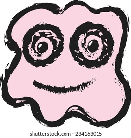 doodle smiley face 