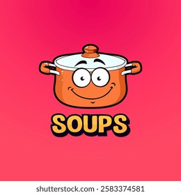 Doodle soup logo design idea