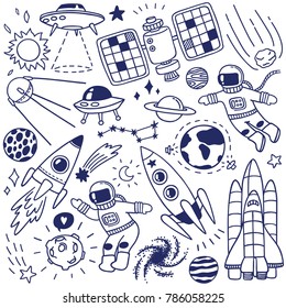 doodle space set