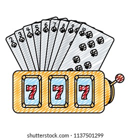 doodle spades cards and casino slot machine