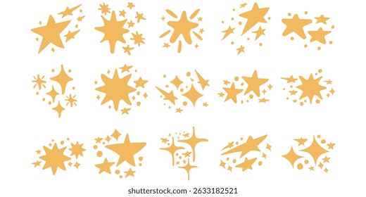 Doodle Sparkle Element Dekoration Set