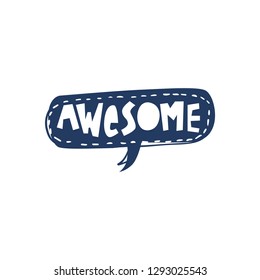 Doodle speech baloon