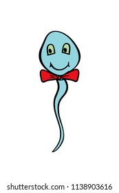 Doodle of spermatozoon