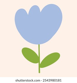 Doodle spring Illustration. Gardening and Spring hand drawn elements. Cute spring clipart, easter element