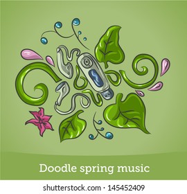 Doodle spring music