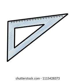 doodle squard ruler design school tool