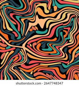 Desenhar quadrado abstrato design de azulejo minimalista ilustração vetor plana.