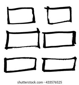 Doodle Square and sketching.vector illustration