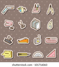 doodle stationery stickers
