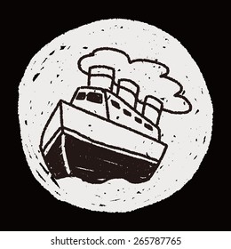 Doodle Steamship