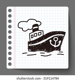 doodle Steamship