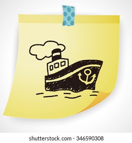 doodle Steamship