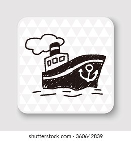 doodle Steamship