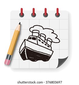 Doodle Steamship