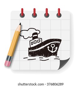 doodle Steamship