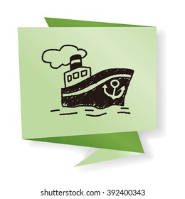 doodle Steamship