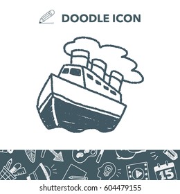 Doodle Steamship