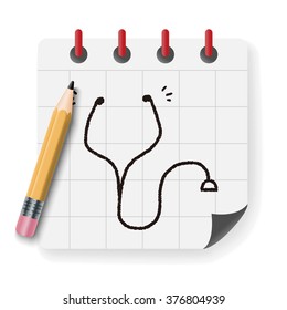 doodle stethoscope
