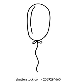 Pegatina con globo de dibujos animados