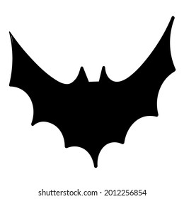 Doodle sticker with cute bat