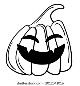 Doodle sticker decoration for halloween celebration
