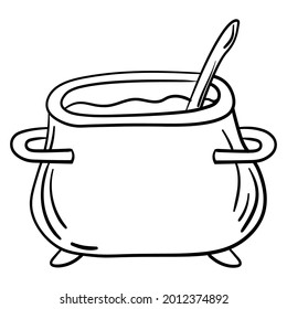 Doodle sticker decoration for halloween celebration
