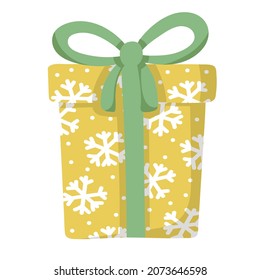 Doodle sticker with gift box for any occasion. Christmas, Birthday, Valentine's Day, Women's Day, Mom's Day and others.
